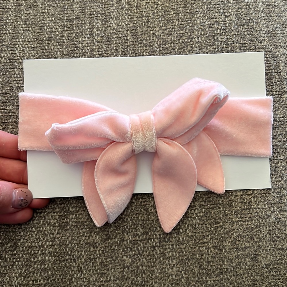 Brand new baby girl Velvet Headband